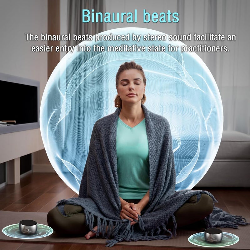 rylaxtones Meditation System,Electronic Tibetan Singing Bowl, Meditation Tone Machine,for Meditation,Mindfulness,Sound Bath,Chakra Healing, Stress Relief,Sound Therapy,Yoga Practice,Relaxation - Image 3